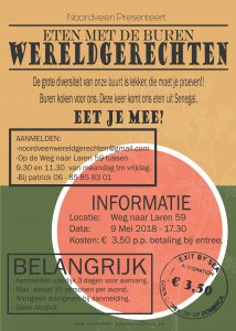 Wereldgerechten eten met de buurt