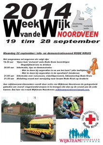 Poster WvdW Rode Kruis informatie en demonstratieavond 22092014