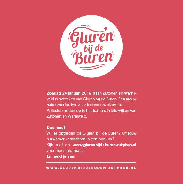 Flyer Gluren bij de Buren infotekst over 24012016