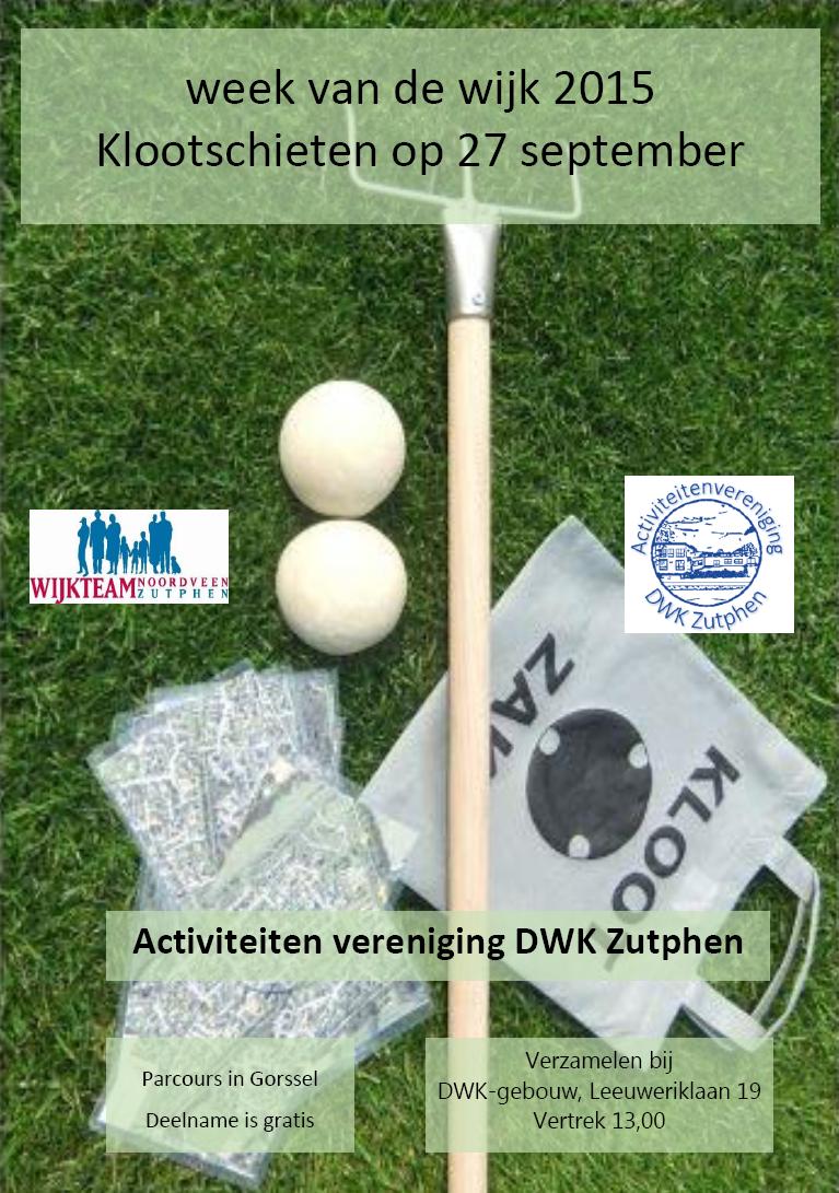 Flyer Klootschieten vanuit DWK WvdW 27092015