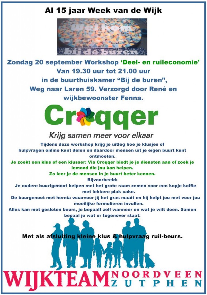 Fyer workshop deel en ruileconomie WvdW 20092015