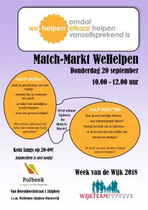 Programma donderdag 20 september – Week van de Wijk 2018