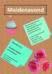 Meidenavond!! Cupcakes bakken en versieren