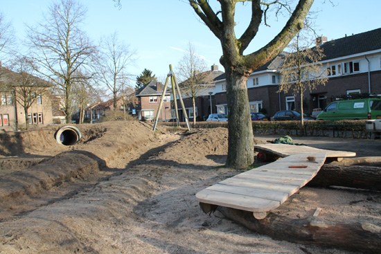 Preabsterkamp werk in uitvoering 2