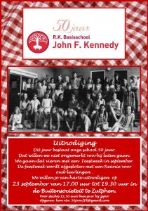 Reunie oud-leerlingen John F. Kennedyschool